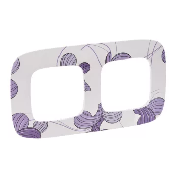   Legrand 754362 Valena Allure Kettes keret, Írisz ( Legrand 754362 )