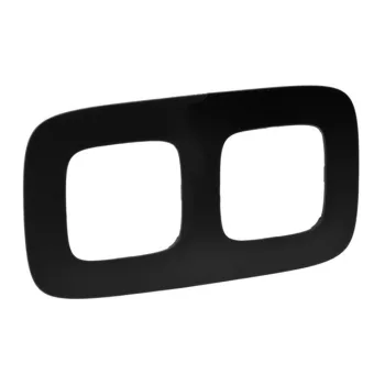   Legrand Valena Allure 754402 2-es matt fekete keret, függőleges és vízszintes elhelyezéssel