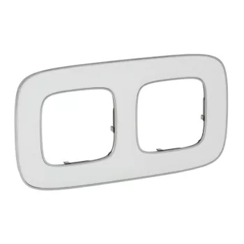 Legrand Valena Allure 754422 kettes keret, IP20, jégfehér
