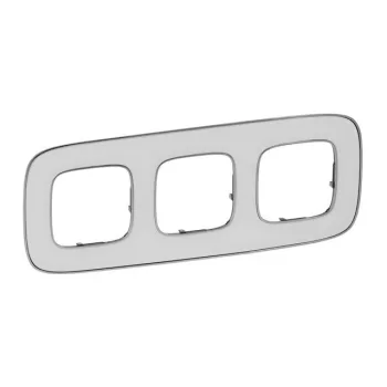   Legrand Valena Allure 754423 3-as jégfehér keret, függőleges és vízszintes elhelyezéssel