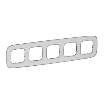   Legrand Valena Allure 754425 5-ös jégfehér keret, függőleges és vízszintes elhelyezéssel