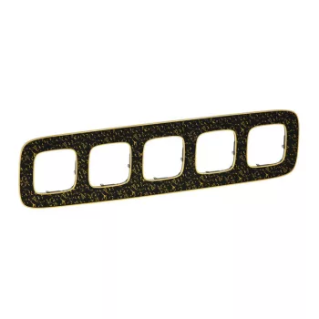   Legrand 754435 Valena Allure Ötös keret, Fekete Barokk ( Legrand 754435 )