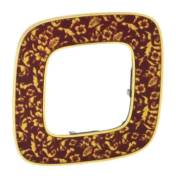   Legrand 754441 Valena Allure Egyes keret, Vörös barokk ( Legrand 754441 )