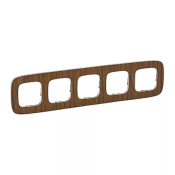   Legrand Valena Allure 754465 5-ös dió keret, függőleges és vízszintes elhelyezéssel