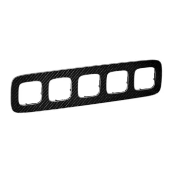  Legrand 754475 Valena Allure Ötös keret, Fekete karbon ( Legrand 754475 )