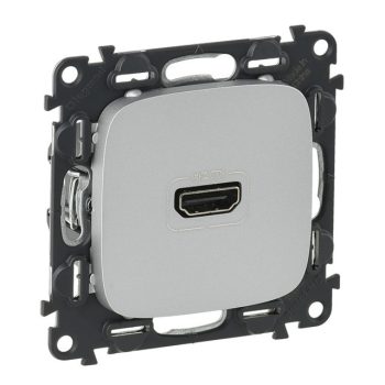   Legrand 754717 Valena Allure HDMI aljzat, burkolattal, Alumínium ( Legrand 754717 )
