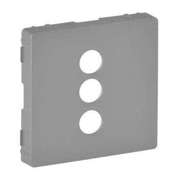   Legrand 754722 Valena Life RCA (audió / videó) csatlakozóaljzat burkolat, alumínium ( Legrand 754722 )