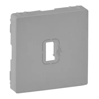 Legrand Valena Life 754752 USB töltőaljzat, IP20, alumínium, süllyesztett