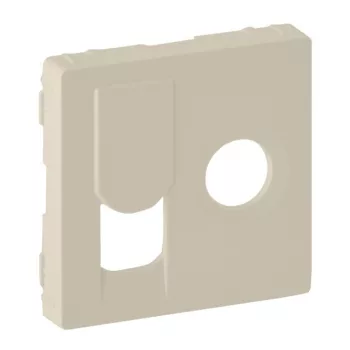   Legrand 754831 Valena Life TV csatlakozóaljzat + RJ45 Cat. 6 UTP aljzat burkolat, elefántcsont ( Legrand 754831 )