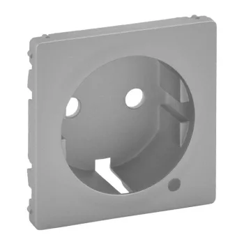 Legrand Valena Life 754852 földelt dugalj 2P+F, IP20, alumínium, süllyesztett