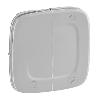   Legrand 754853 Valena Allure rádiós redőnyvezérlő (vezérlő) burkolat, Alumínium ( Legrand 754853 )