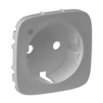 Legrand Valena Allure 754857 földelt dugalj 2P+F, IP20, alumínium, süllyesztett