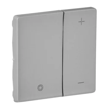   Legrand 754892 Valena Life nyomógombos fényerőszabályzó burkolat, alumínium ( Legrand 754892 )
