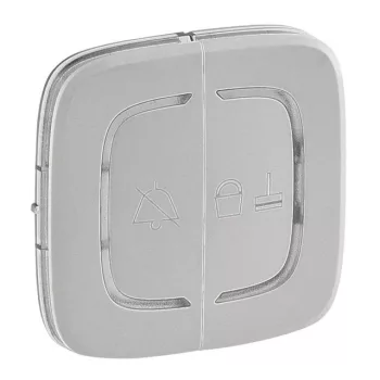   Legrand754948 MyHome (Valena Allure) “Ne zavarjanak” és “Takarítást kérek” burkolatok kat. szám 0 675 93 vezérlő mechanizmushoz, alumínium ( Legrand754948 )