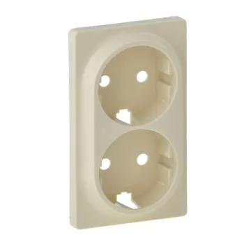 Legrand Valena Life 754951 kettős dugalj 2x2P+F, IP20, elefántcsont, süllyesztett