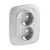 Legrand 754957 Valena Allure 2x2P+F aljzat monobloc burkolat + kerettel, Alumínium ( Legrand 754957 )