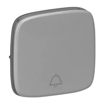   Legrand 755017 Valena Allure burkolat csengőjellel, Alumínium ( Legrand 755017 )