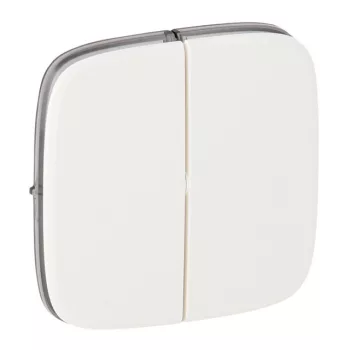   Legrand 755025 Valena Allure Kettős kapcsoló burkolat, Fehér ( Legrand 755025 )