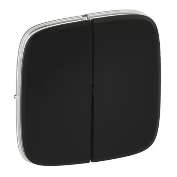 Legrand Valena Allure 755028 burkolat, IP20, fekete, süllyesztett