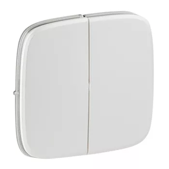   Legrand 755029 Valena Allure Kettős kapcsoló burkolat, Gyöngyház ( Legrand 755029 )