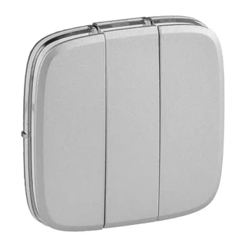   Legrand 755037 Valena Allure burkolat multifunkciós vezérlőhöz, Alumínium ( Legrand 755037 )