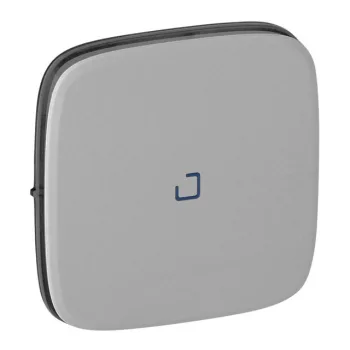   Legrand 755087 Valena Allure Egypólusú kapcsoló burkolat jf., Alumínium ( Legrand 755087 )