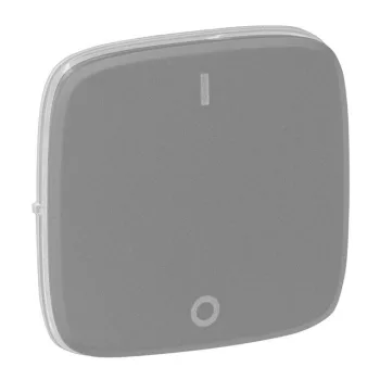   Legrand 755127 Valena Allure Kétpólusú kapcsoló burkolat, Alumínium ( Legrand 755127 )