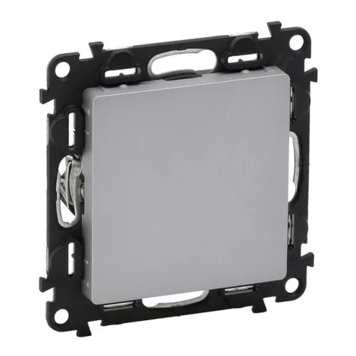 Legrand Valena Life 755182 vakfedél, IP20, alumínium, süllyesztett