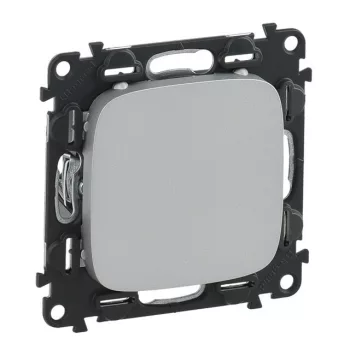 Legrand Valena Allure 755187 vakfedél, IP20, alumínium, süllyesztett