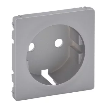 Legrand Valena Life 755202 földelt dugalj 2P+F, IP20, alumínium, süllyesztett