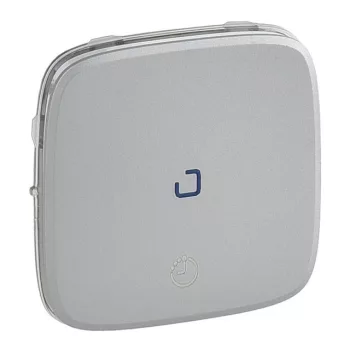   Legrand 755217 Valena Allure Világítás+szellőzés kapcsoló burkolat, Alumínium ( Legrand 755217 )