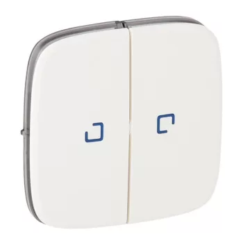   Legrand 755225 Valena Allure Kettős kapcsoló burkolat, fj, Fehér ( Legrand 755225 )