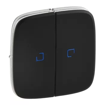 Legrand Valena Allure 755228 burkolat, IP20, fekete, süllyesztett