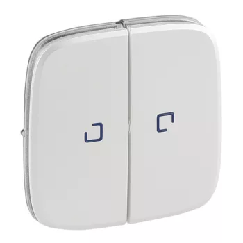   Legrand 755229 Valena Allure Kettős kapcsoló burkolat, fj, Gyöngyház ( Legrand 755229 )