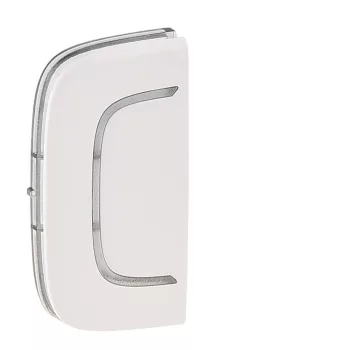   Legrand 755324 MyHome (Valena Allure) jelöletlen jobb vagy bal oldali burkolat, fehér ( Legrand 755324 )