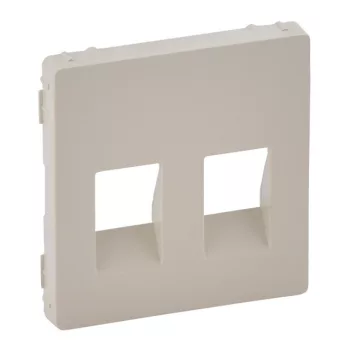   Legrand 755371 Valena Life kettős hangszóró-csatlakozóaljzat burkolat, 4 kivezetéssel elefántcsont ( Legrand 755371 )