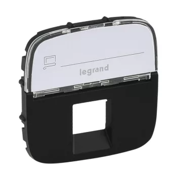 Legrand Valena Allure 755478 RJ45 aljzat, IP20, fekete, süllyesztett