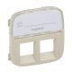 Legrand 755486 Valena Allure 2xRJ11/RJ45 aljzat burkolat címketartóval, Elefántcsont ( Legrand 755486 )