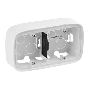   Legrand 755552 Valena Allure Kettős kiemelődoboz, Fehér ( Legrand 755552 )
