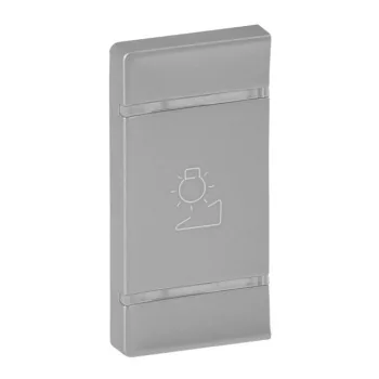   Legrand 755592 MyHome (Valena Life) fényerőszabályzás FEL/LE, bal oldali burkolat, alumínium ( Legrand 755592 )