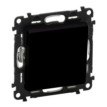   Legrand Valena Life 756311 váltóérintkezős nyomó(N106), fekete burkolattal keret nélkül, süllyesztett 10A 250V (Legrand 756311)