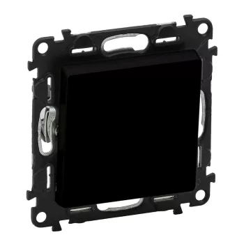 Legrand Valena Life 756311 váltóérintkezős nyomó(N106), 10 A, IP20, fekete, süllyesztett