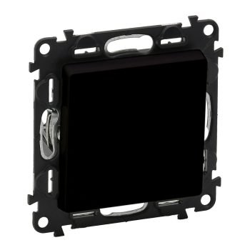   Legrand Valena Life 756317 keresztkapcsoló(107), fekete burkolattal keret nélkül, süllyesztett 10A 250V (Legrand 756317)