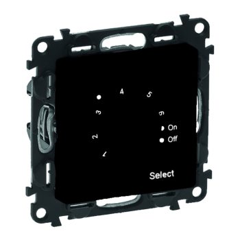   Legrand Valena Life 756334 szobatermosztát padlófűtéshez fekete (Legrand 756334)