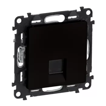   Legrand Valena Life 756342 Informatikai csatlakozóaljzat 1xRJ45 Cat. 6 UTP fekete burkolattal keret nélkül (Legrand 756342)