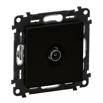 Legrand Valena Life 756351 TV aljzat, IP21, fekete, süllyesztett