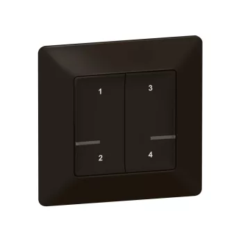Legrand Valena Life Netatmo 756368 Szcenárió kapcsoló 4 egyedi forgatókönyv, IP40, fekete