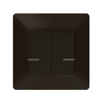   Legrand Netatmo 756387 Valena Life Netatmo vezeték nélküli kettős egypólusú kapcsoló, fekete