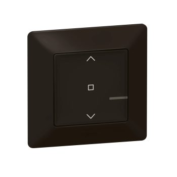   Legrand Netatmo 756391 Valena Life okos redőnykapcsoló (távvezérlő) 1 csoport okos redőny kapcsoló távvezérlésére alkalmas; díszítőkerettel, elemmel és kétoldalú ragasztóval szállítva fekete