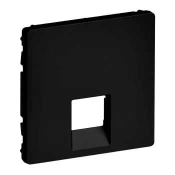   Legrand 756412 Valena Life 1xRJ45/RJ11 csatlakozóaljzat burkolat fekete ( Legrand 756412 )